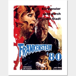 Classic Horror Movie Poster - Frankenstein 1980 Posters and Art